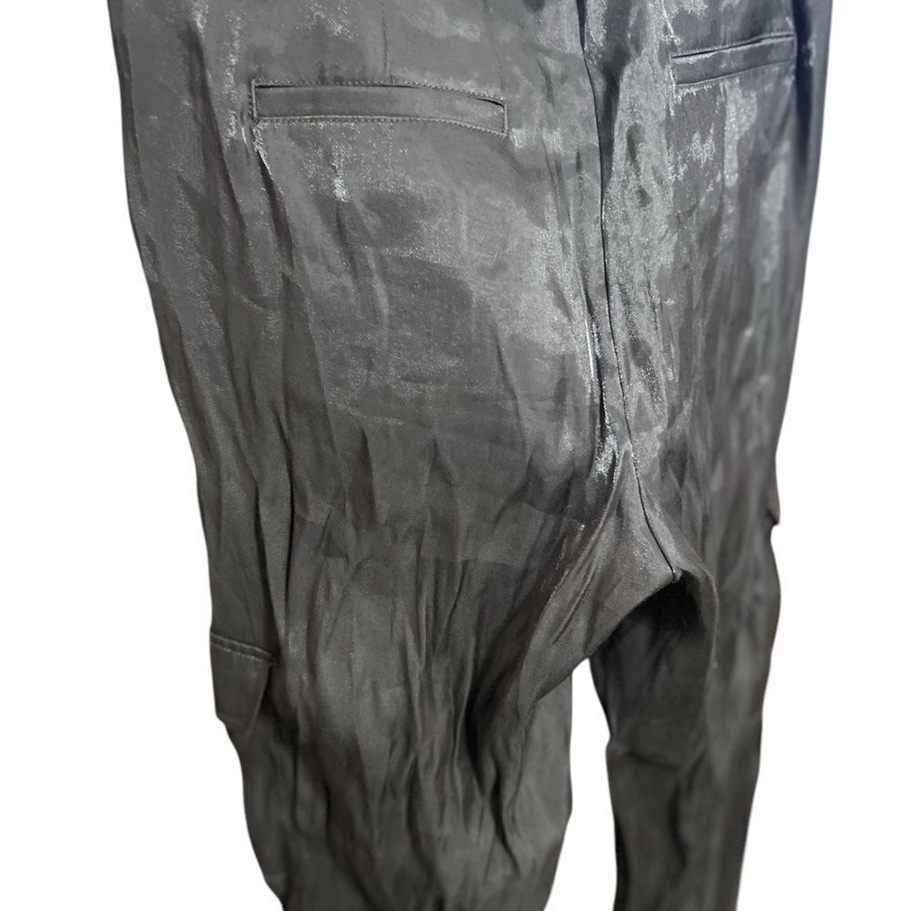 By anthropologie cargo shimmer shine jogger  charcoal Gray small - Picture 2 of 14
